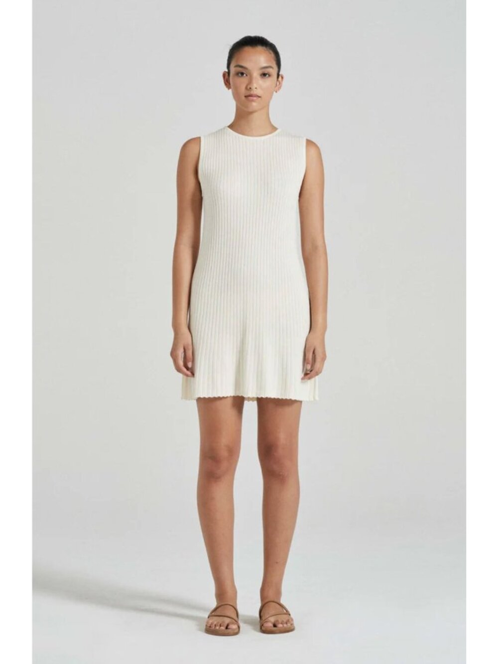 Friends With Frank The Cleo Mini Dress Cream NWT $309 Small